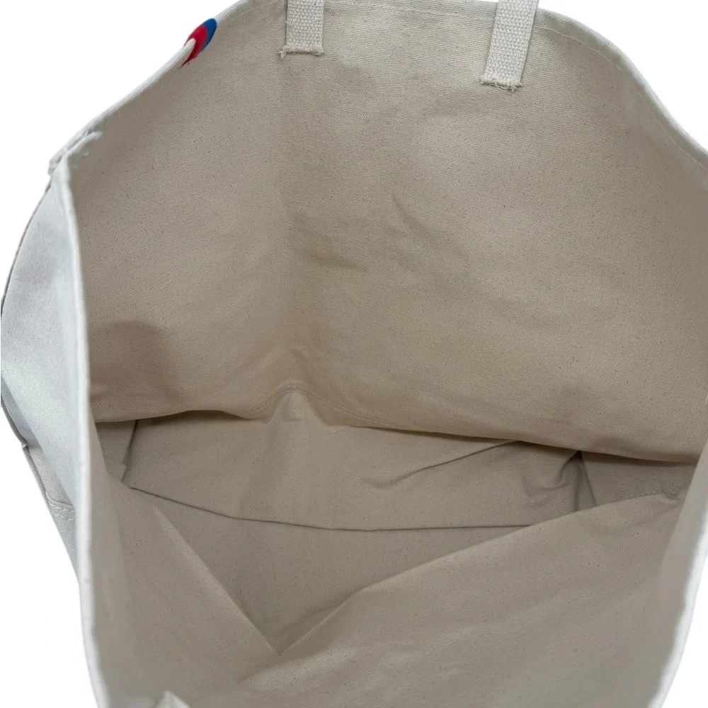 Kule x Caffè Panna Large Canvas Tote NYC Ice Cream Collab Bag Quiet Luxury NEW